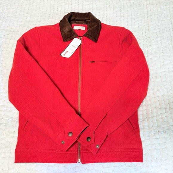Wallace & Barnes Other - NWT Wallace & Barnes Wool-Blend Red Jacket